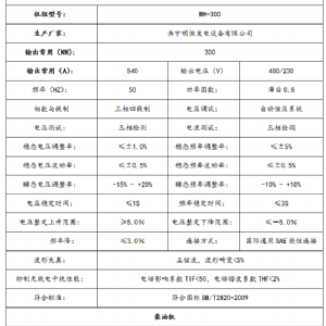 濰坊斯太爾300kw機(jī)組
